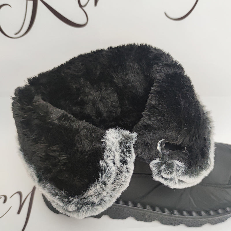 Faux Fur Long Plush Snow Boots