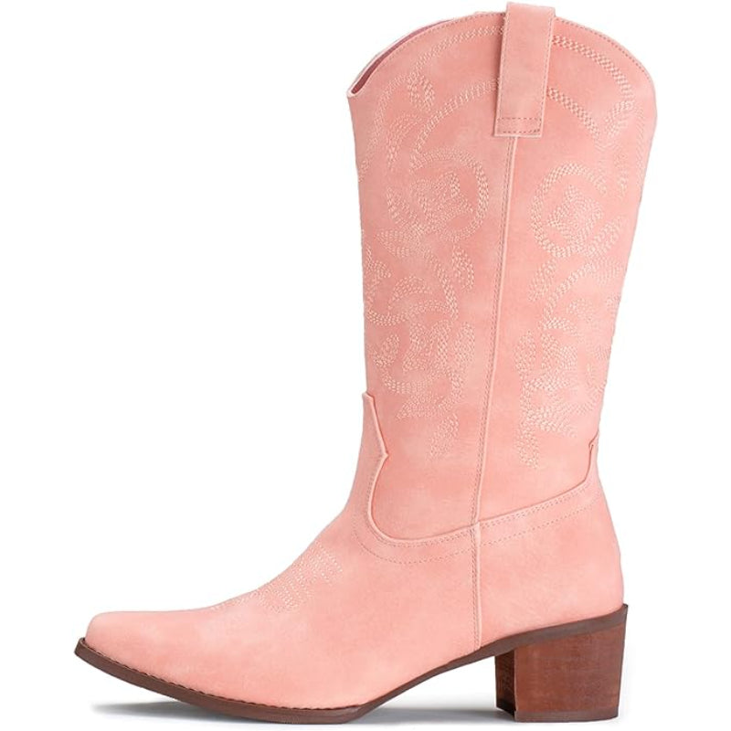 Casual Lace Up Cowgirl Boots