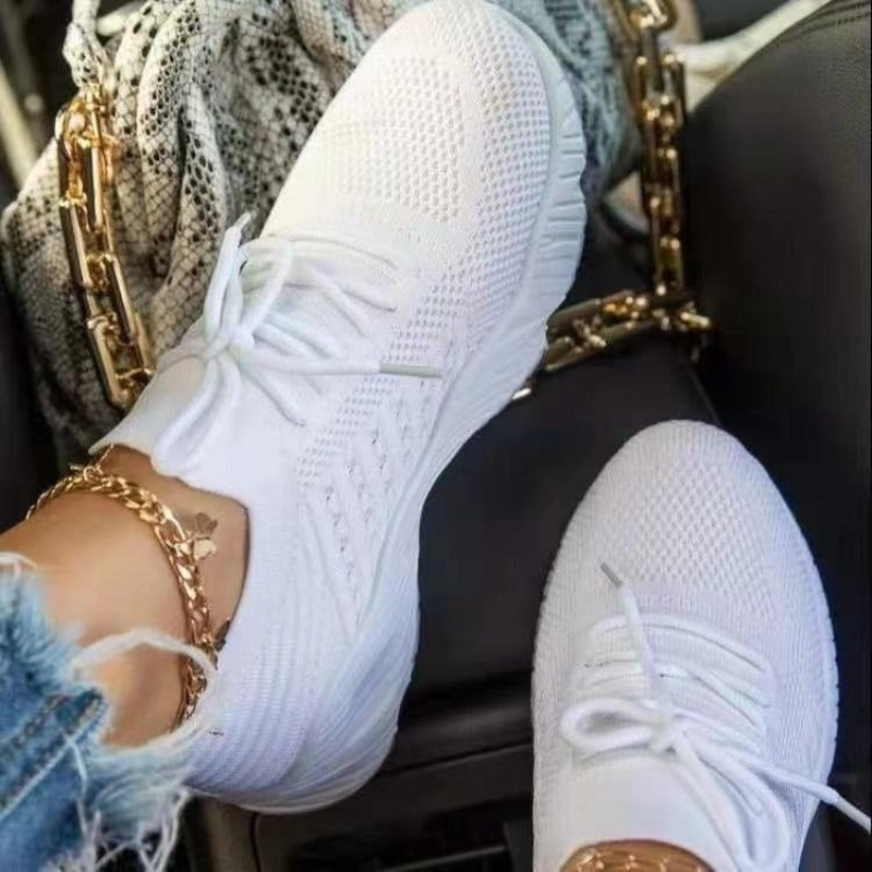 Lace Up Casual Style Sneakers