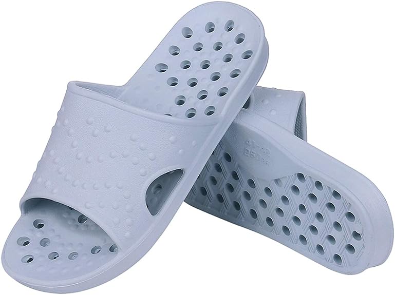 Light Weight Comfy Sliders With Drain Holes