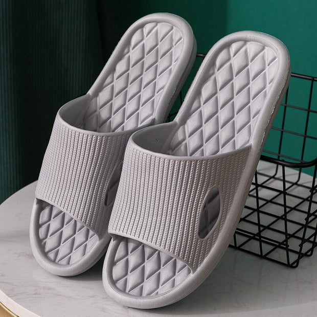 Plain Patterned Flip Flops Slippers