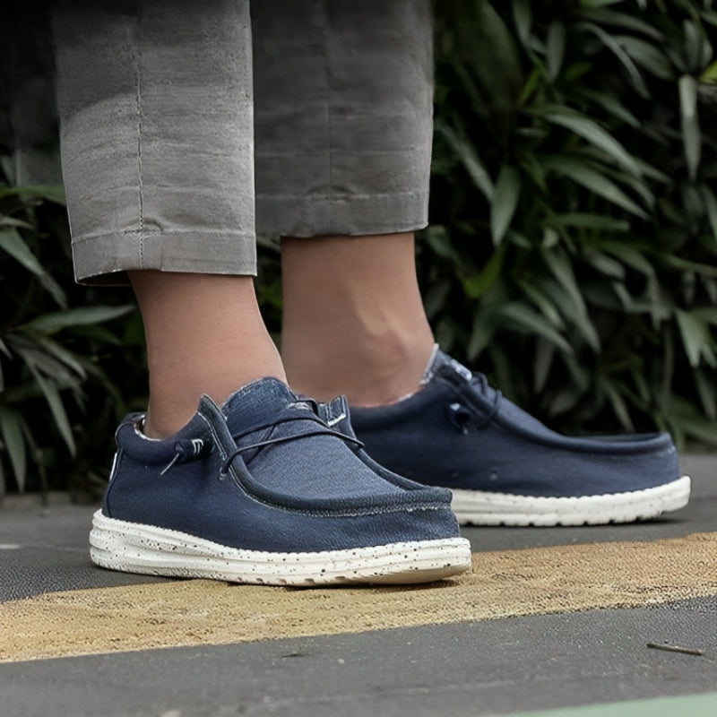Round Toe Casual Canvas Shoes
