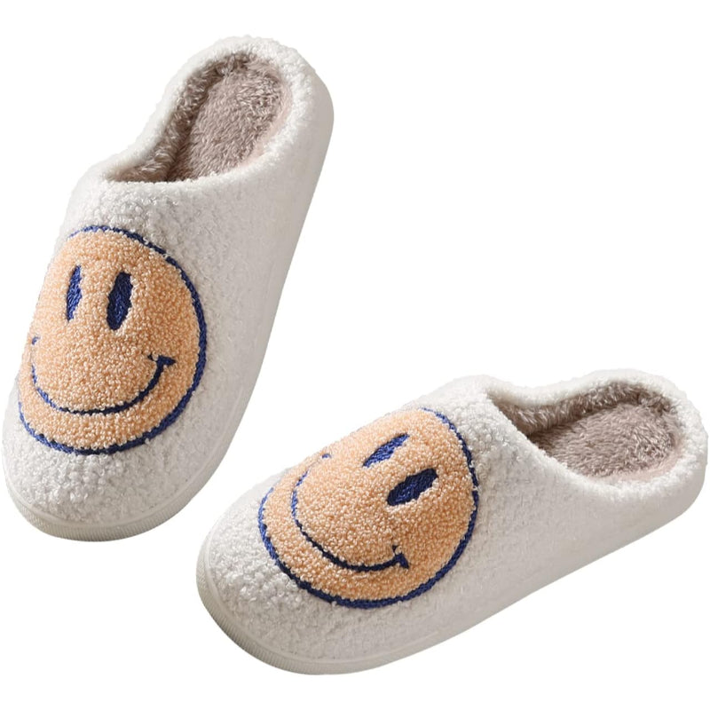 Smile Pattern Slip Ons For Indoor And Outdoor Wear