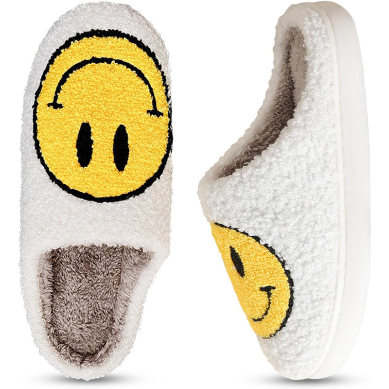 Smile Pattern Slip Ons For Indoor And Outdoor Wear