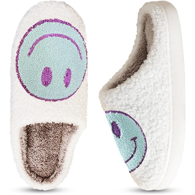 Smile Pattern Slip Ons For Indoor And Outdoor Wear