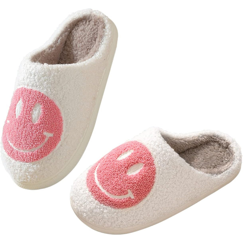 Smile Pattern Slip Ons For Indoor And Outdoor Wear