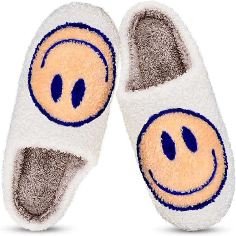 Smile Pattern Slip Ons For Indoor And Outdoor Wear