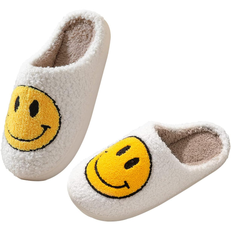 Smile Pattern Slip Ons For Indoor And Outdoor Wear