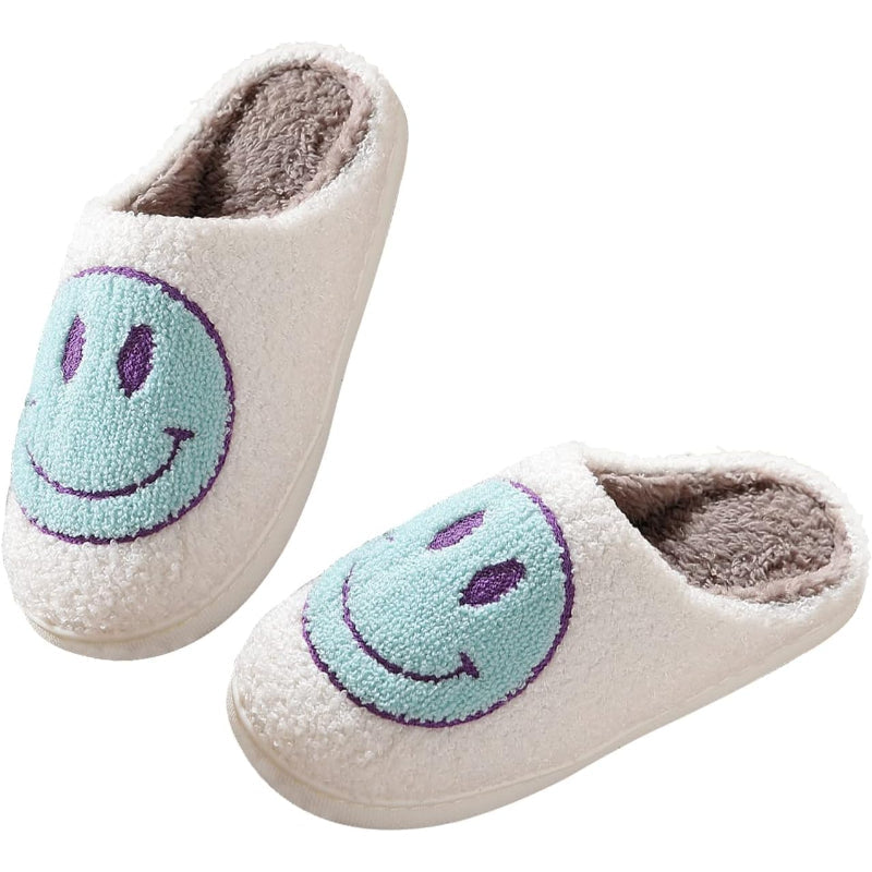 Smile Pattern Slip Ons For Indoor And Outdoor Wear