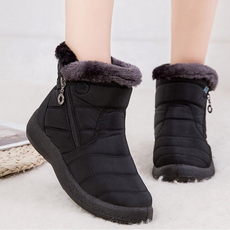 Solid Thick Bottom Ankle Boots