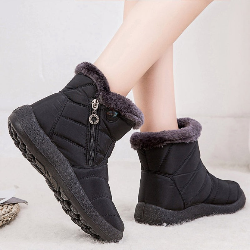 Solid Thick Bottom Ankle Boots