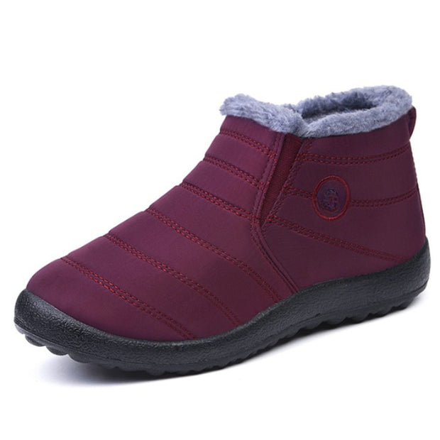 Waterproof Slip On Platform Winter Shoes