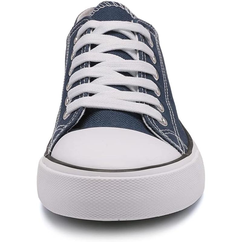 Essential Canvas Lace Up Trainers For Men